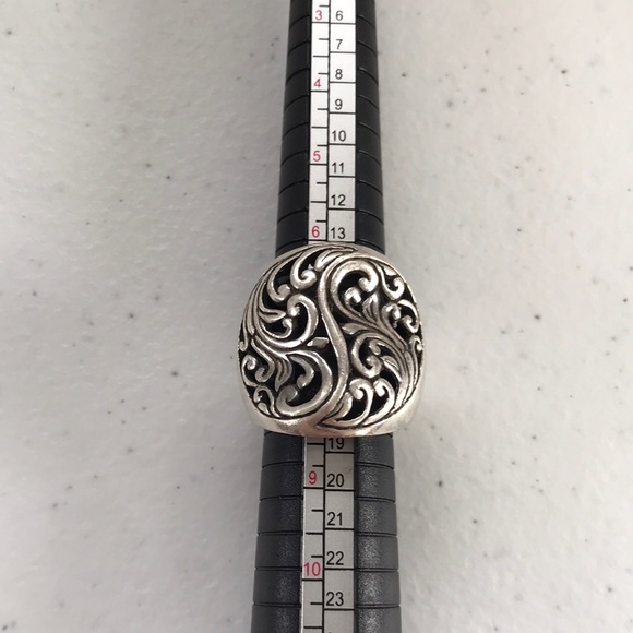 Vintage Jewelry - Vintage Handmade Sterling Silver Large Filigree Ring